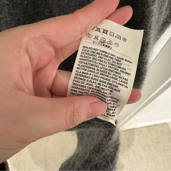 Acne studios - Raya short rib mohair cardigan - Picture 10 of 10